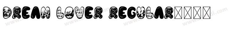 Dream Lover Regular字体转换